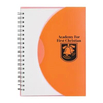 Spiral Notebook with Polypropylene Cover - 5.5 x 7 in - product view 4