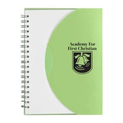Spiral Notebook with Polypropylene Cover - 5.5 x 7 in - product view 5