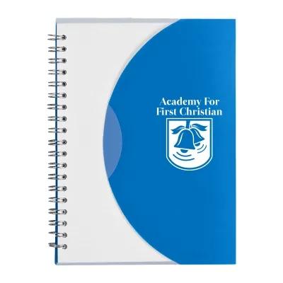 Spiral Notebook with Polypropylene Cover - 5.5 x 7 in - product view 6