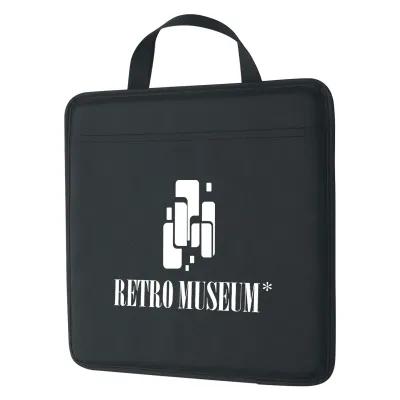 Non-Woven Stadium Cushion with Handle - 12.25 x 12.25 in