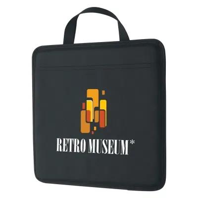 Non-Woven Stadium Cushion with Handle - 12.25 x 12.25 in - product view 3