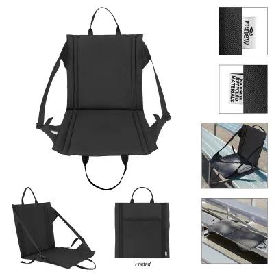 Stadium Chair Foldable Recycled rPET - 16 ¼ x 33 in - product view 1