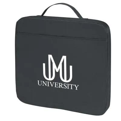 Stadium Cushion Polyfoam with Front Pocket - 14 x 14 in