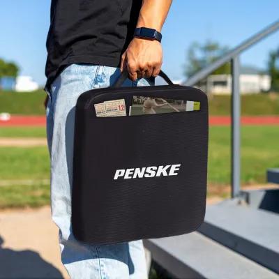 Stadium Cushion Polyfoam with Front Pocket - 14 x 14 in - product view 4