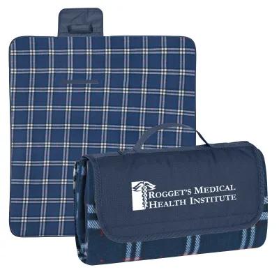 Picnic Blanket Roll-Up Water-Resistant rPET - 52 x 47 in