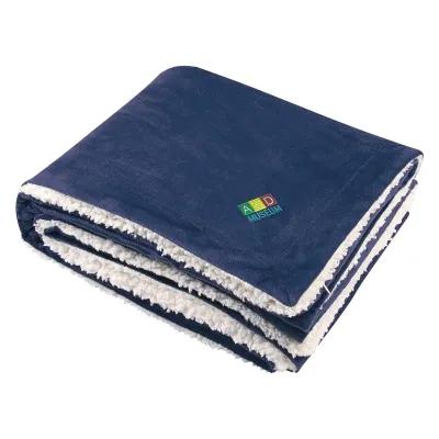 Sherpa Blanket Polyester Fleece Super Soft - 60 x 50 in