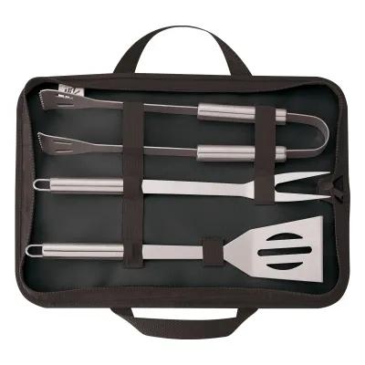 BBQ Set 3-Piece with Zippered Case - 15 ¾ x 4 ¾ x 2 in - product view 4