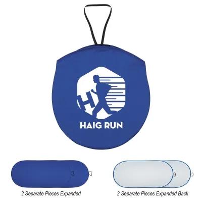 Automobile Sun Shades Collapsible Nylon - 39 x 19 ¾ in