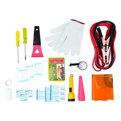 Auto Emergency Safety Kit with Jumper Cables and Flashlight - product view 4