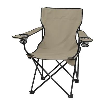 Folding Chair with Cup Holders and Carrying Bag - 32 x 34 x 20 in - product view 2