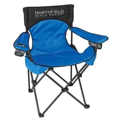 Deluxe Padded Folding Chair with Carrying Bag - 33.5 x 36 x 21 in