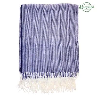 Eastport Herringbone Blanket 100% Acrylic - 72 x 54 in - product view 3