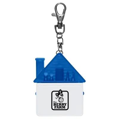 House-Shaped Tool Kit with Keychain Attachment - 3.75 in - product view 4