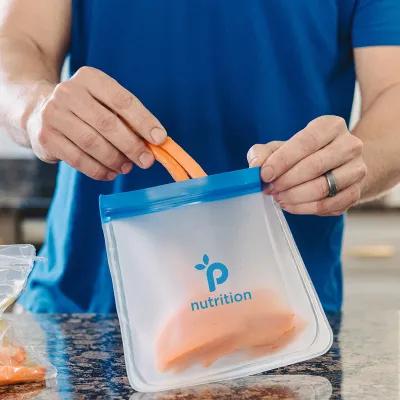 Reusable PEVA Storage Bag - 8.5 x 7.5 in - product view 3