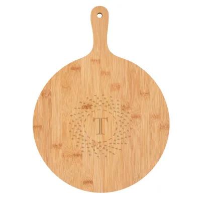 Bamboo Pizza Paddle with Hanging Hole - 16.5 in