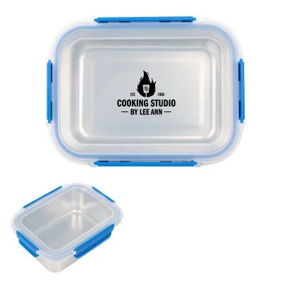 Stainless Steel Food Container Microwavable with Clips