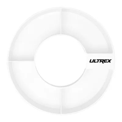 Tumbler Snack Bowl Four Compartment - 7.75 in Diameter