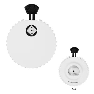 Recycled ABS Dice Clicker Bottle Opener - 3.75 in - product view 4