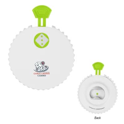 Recycled ABS Dice Clicker Bottle Opener - 3.75 in - product view 7