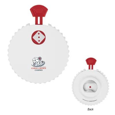 Recycled ABS Dice Clicker Bottle Opener - 3.75 in - product view 9