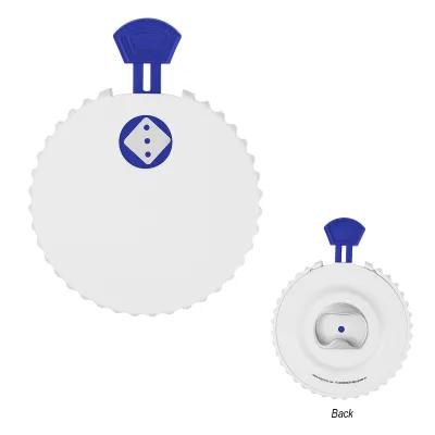 Recycled ABS Dice Clicker Bottle Opener - 3.75 in - product view 10