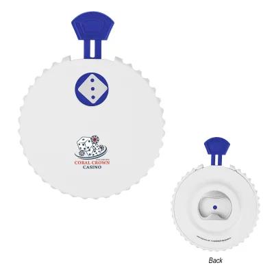 Recycled ABS Dice Clicker Bottle Opener - 3.75 in - product view 11
