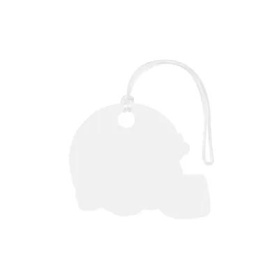 Luggage Tag Wood Full Color with PVC Strap - 3 x 3 in - product view 2