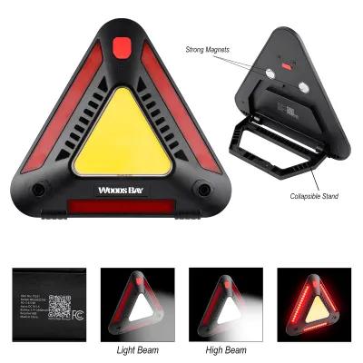 Emergency Triangle Light Recycled ABS Magnetic - 8.25 x 8.75 in
