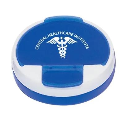 Pill Holder Round 4 Compartment Rotating Top - 2.75 in Diameter - product view 2