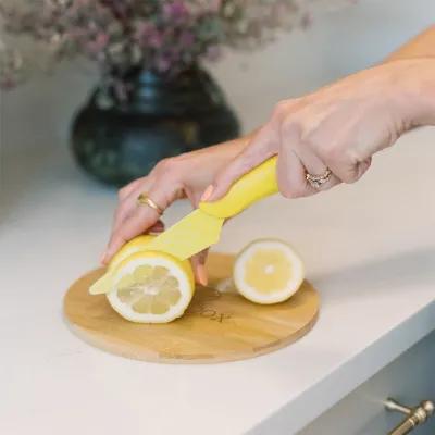 Round Bamboo Cutting Board - 7.75 in Diameter - product view 3