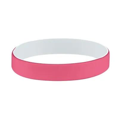 Silicone Bracelet with Colored Letters - 8 in - product view 2