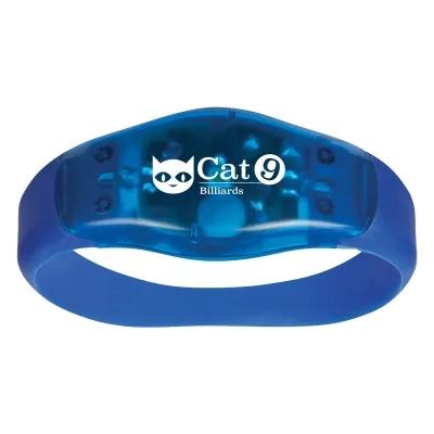 LED Safety Light Wristband with Flash Mode - 8 in