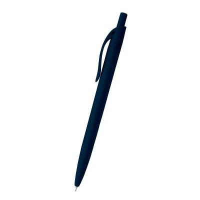 Rubberized Recycled ABS Pen with Sleek Write Ink - product view 4