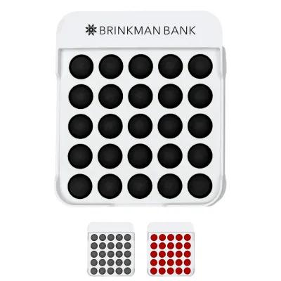 Push Pop Square Plastic Fidget Game - 5.25 x 5.25 in