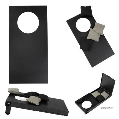 Mini Corn Hole Game with Folding Stand - 4 x 7.75 in - product view 2