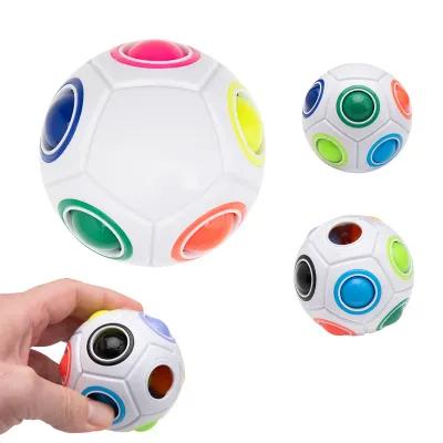 Stress Pop Ball ABS Fidget Game with Color Match - 2.75 in - product view 2