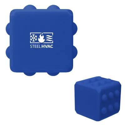 Push Pop Cube Fidget Toy Silicone - 2 x 2 x 2 in