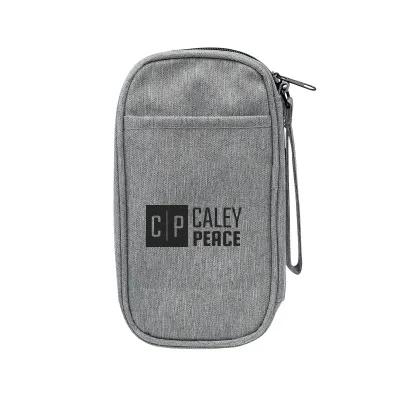 Tech Travel Organizer Recycled Polyester - 7.75 x 4 x 2 in - product view 2