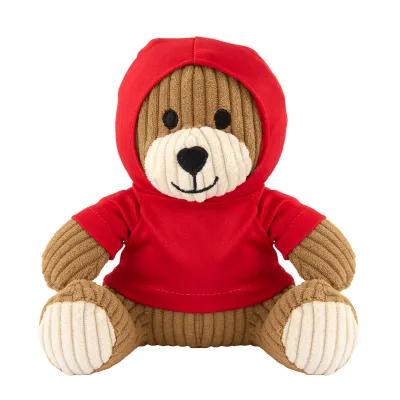 Corduroy Bear Plush Toy with Custom Apparel - 6 in - product view 2