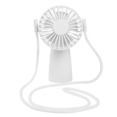 Recycled Plastic Lanyard Fan with Adjustable Cord - product view 2