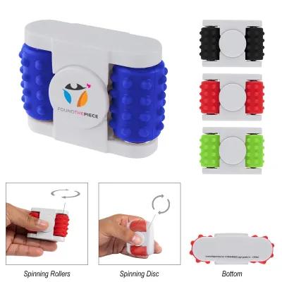 Mini Silicone Spinner with Textured Rollers - 2.25 in
