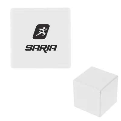 Custom Cube Stress Ball Foam Reliever - 1.75 in - product view 2