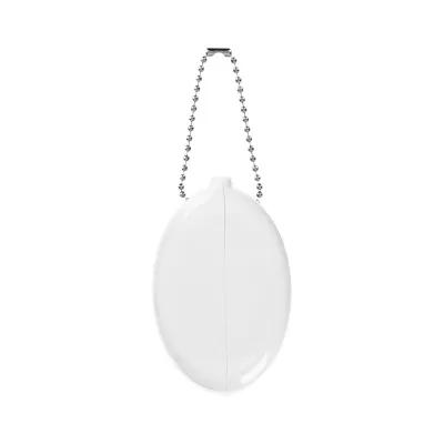 PVC Squeeze Coin Pouch Keychain with Ball Chain - product view 2