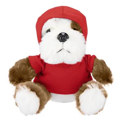 Plush Bulldog with Custom Apparel - 6 in Sitting - product view 5