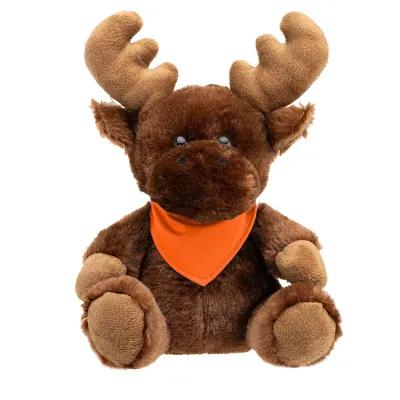 Plush Moose with Custom Apparel - 6 in Sitting - product view 5