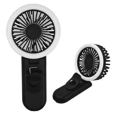 Phone Ring Light Fan with LED and Adjustable Tilt - 3 x 6.25 in - product view 1