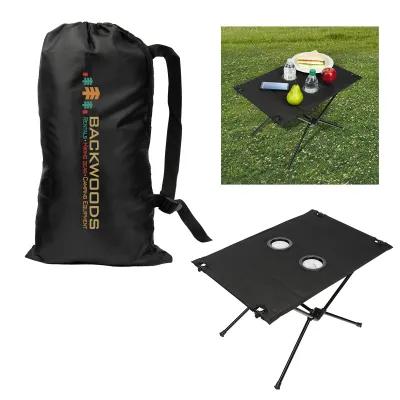 Portable Camping Table Oxford Cloth with Cup Holders
