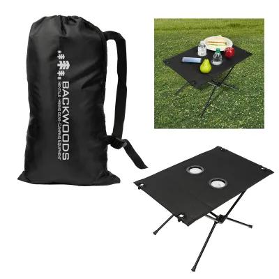 Portable Camping Table Oxford Cloth with Cup Holders - product view 2