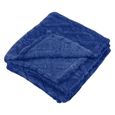 Sherpa Blanket rPET Recycled Fleece Cable Knit - 48 x 63 in - product view 6