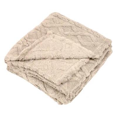 Sherpa Blanket rPET Recycled Fleece Cable Knit - 48 x 63 in - product view 18